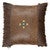Canyon Shadows Brown Fringed Pillow