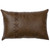 Caribou Leather and Deerskin Laced Pillow - Fabric Back