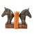 Cassidy Horse Head Bookends