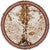 Cattle Drive Spotted Brindle Rug - 8 Ft. Round