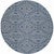 Chandler Blue Indoor/Outdoor Rug - 8 Ft. Round