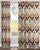 Rustic Chevron Room Darkening Window Panel - 84 Inch - OUT OF STOCK UNTIL 08/20/2025
