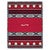 Concho Springs Red Tapestry Throw