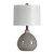 Cool Gray Ceramic Accent Lamp