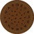 Cowboy Brands Dark Rug - 8 Foot Round