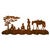 Cowboy Camp Scenic 6 Hook Coat Rack