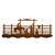 Cowboy Corral Scenic 5 Hook Coat Rack