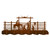 Cowboy Corral Scenic 6 Hook Coat Rack
