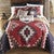 Crimson Vista Quilt Bed Set - King