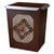 Southwest Diamond Waste Basket with Red Jasper Stone