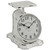 Distressed White Scale Clock