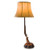 Double Barrel Shotgun Table Lamp with Faux Leather Shade