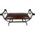 Double Vanity Bench - Colonial & Antique Brown