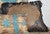 Earth & Sky Curved Corner Pillow with Turquoise