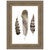 Earthtone Feathers II Framed Print