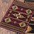Eye of the Storm Burgundy Rug - 8 x 10