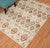 Faded Sawtooth Linen Diamond Rug - 2 x 3