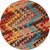 Fanfare Multicolor Rug - 8 Ft. Round
