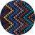 Fanfare Navy Rug - 8 Ft. Round