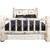 Frontier Storage Bed with Laser-Engraved Bronc Design - Twin