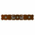 Gecko Burnished Rug Rail - 24 Inch