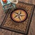 Gilded Star Rug - 4 x 6