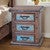 Turquoise Patina Nightstand