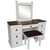 Gunnison Vanity with Mirror & Stool - White Finish
