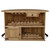 Half Circle Bar with Footrail - Natural Finish