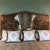 Longhorn Trail King Cowhide Headboard