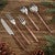 Hewn Copper 5 Piece Flatware Set