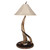 Horn Collection Tall Table Lamp with Pistol