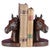 Horse Head Bookends - Burlwood