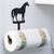 Horse Horizontal Wall Mount Paper Towel Holder