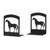Horse Silhouette Bookends