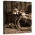 How Bout a Kiss Sepia Gallery Wrapped Canvas
