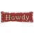 Howdy Hooked Wool Rectangle Pillow