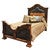 Kensington Tooled Leather Bed - Queen