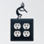 Kokopelli Double Outlet Cover