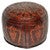 Large Ottoman Round Brown