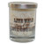 Live, Laugh, Love Cowboys Glass Candle