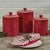 Lodge Red Canisters - Set of 3