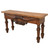 Longhorn Carved Console Table