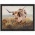 Longhorn Gaze Canvas Art