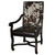 Mesquite Ranch Leather and Faux Cowhide Arm Chair