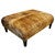 Carson Cowhide Ottoman