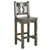 Native Turquoise Western Barstool - 28 Inch