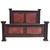 Natural Patina Copper Bed - Queen