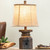 Old Abilene Post Table Lamp
