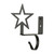 Open Star Curtain Shelf Brackets Pair